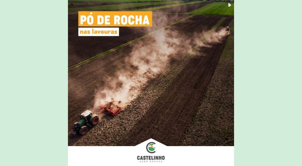 Pó de Rocha nas Lavouras